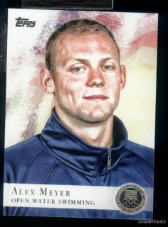 RC3) 4x 2012 Topps USA Olympic Team ALEX MEYER Silver Base Lot #99
