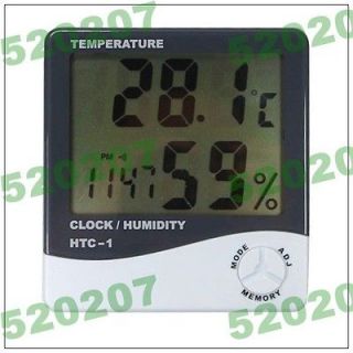 LCD Digital Clock Thermometer and Humidity Meter E471