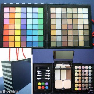 Pro 177 Color Eyeshadow Palette For Cosmetic Brush + Lip + Blush Combo 