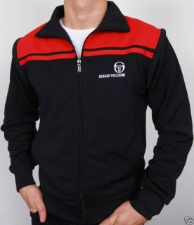 Sergio Tacchini 80s McEnroe Young Line Track Top Navy/Red S,M,L,XL,2XL