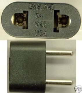 100ea Travel USA to Europe Power outlet Plug Adaptor