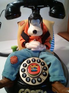 GOOFY LOONEY~ANIMATE​D TELEPHONE~`DIS​NEY~WORKS~TALK​S~MOVES 