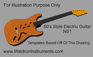 guitar template in Guitar Builder/ Luthier Supply