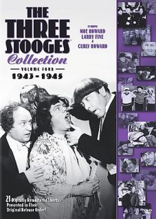 The Three Stooges Collection   Vol. 4 1943 1945 DVD, 2008, 2 Disc Set 