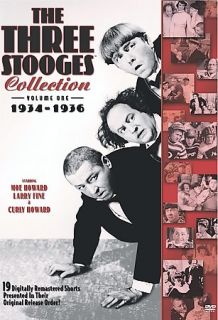 The Three Stooges Collection   Vol. 1 1934 1936 DVD, 2007, 2 Disc Set 