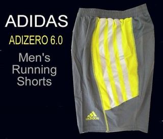   ADIDAS ClimaCool ADIZERO 6.0 Running SHORTS w/Inner Brief   Pick Size