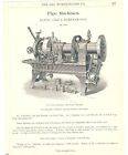 1902 Eaton Pipe Threading Machine Antique Catalog Ad