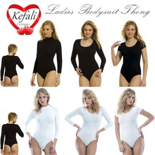 Kefali   Womens Cotton Bodysuit Thong, Leotard String, Underwear   S M 
