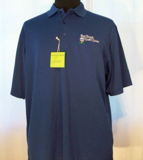   SCOUT GOLF CLASSIC Polo Shirt Scouts LARGE made of Bamboo $2 Shipping