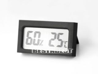 LCD Digital Thermometer Hygrometer Temperature Humidity Meter In Car 