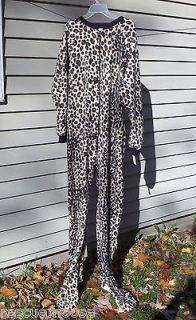 Baby Leopard Print Pajamas Adult One Piece Footed Blanket Sleeper 