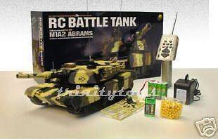 24 U.S. M1A2 ABRAMS RADIO CONTROL RC AIRSOFT R/C TANK