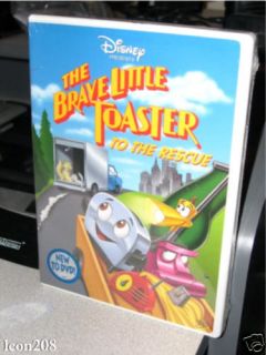 DVD,W/DISNEY,T​HE BRAVE LITTLE TOASTER TO THE RESCUE,NEW SEALED.