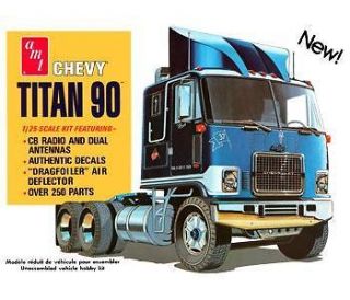 AMT Model Kit # 603 Chevy Titan 90 CABOVER TRUCK 1/25 GMS CUSTOMS 