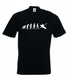 boys evolution t shirt ape to man evolution kayak childrenss t shirt