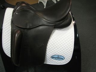 used county perfection dressage saddle 17 brown 7 day trial