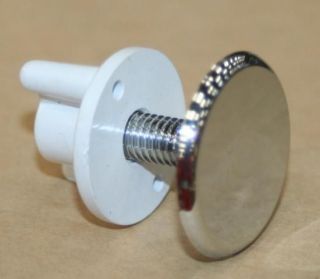 Toilet Cistern Blank Plugs Chrome Plated Blacking Off Overflow Cap 