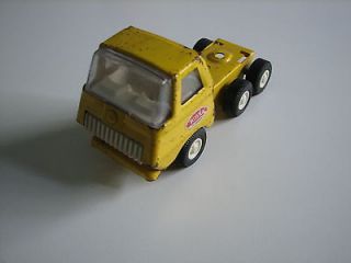   Small Tonka Yellow Tractor Truck Metal Pressed Steel 1970s classic