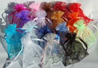 50 Organza Gift Bag Jewelry Packing Pouch Wedding Party Bridal Favor 4 