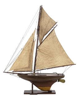   MODELS Victorian Pond Yacht Nautical Ship / Boat / Sailboat Model