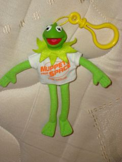   the FROG Muppets From Space Movie STUFFED MINI PLUSH Clip On TOY /w2