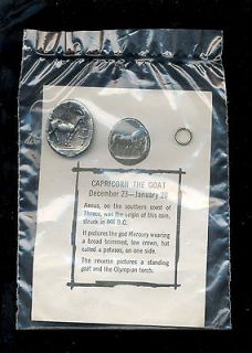 Capricorn The Goat December 23   January 20 Coin UNUSED  F4562