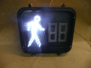   DONT WALK Street LIGHT Lamp PEDESTRIAN Traffic SIGNAL Sign Works