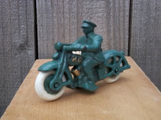 cast iron motorcycle toy in Vintage & Antique Toys