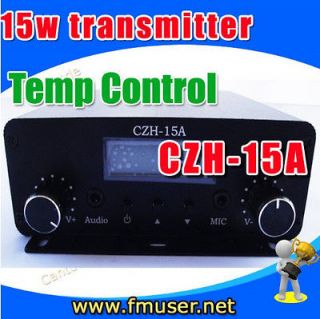 FMUSER CZH 15A 15W FM transmitter radio broadcaster+CAR FM Antenna 