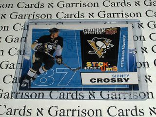 Sidney Crosby Stick Ums Card 29 Collectors Choice 08 09 Pittsburgh 