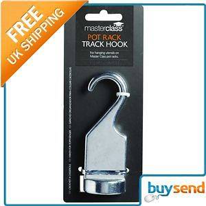 Master Class Solid Track Spare Hooks For Pots Pan Saucepans Rack Stand 