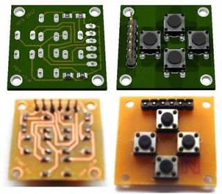 Mini 4 Single Keypad Module for DIY Projects Arduino PIC AVR MCU DSP 