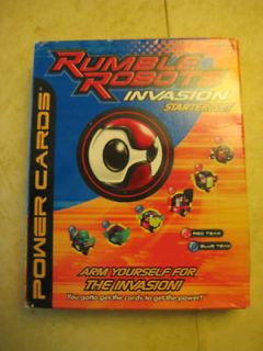 Rumble Robots Invasion Power Cards Starter Set, 50 cards in original 