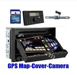   Two Din LCD Screen 7 DVD Car Player GPS Nav System+Camera+​Panel