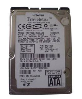   HTS721010G9SA00 100 GB,Internal,7200 RPM,2.5 0A25016 Hard Drive