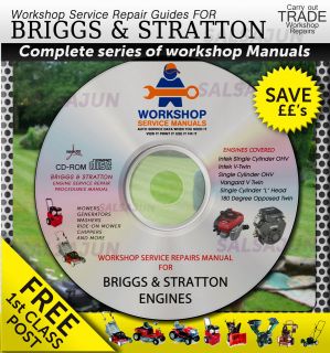   Manual for Briggs & Stratton Petrol engines mowers chippers p washers