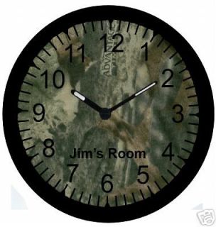 Personalized Camo Camouflage Clock~Real Tree