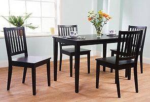 Furniture black dining room chairs