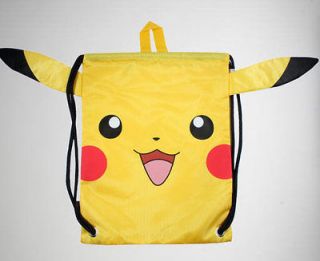 NWT Nintendo Pokemon Pikachu with Ears Back Sack Cinch Bag Sack Sling 