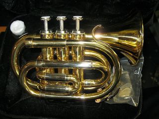 pocket trumpet, comes with yamaha cleaning kit