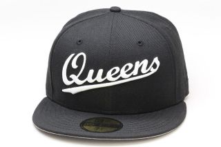 New Era Queens Custom Fitted Hat For Air Jordan Retro XI Black/White 
