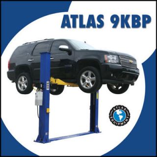Atlas 9KBP 9,000 lb. 2 Post Base Plate Lift Car Auto Truck Hoist