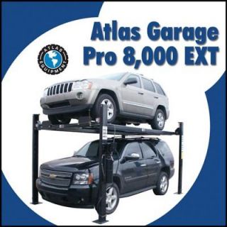 Atlas Garage Pro 8,000 EXT 4 Post Car Lift Truck Hoist Lifts