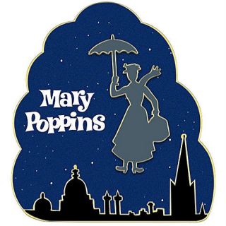   250 Pin 110th LEGACY MARY POPPINS w/ Umbrella in London Night Skyline