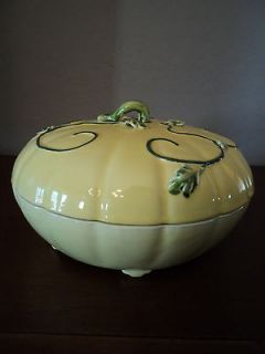Unique Vintage Footed Italian Bowl with Cover from Horchow Collection