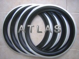 Atlas 16 Black and White PORT A WALL Tire insert Set
