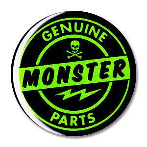 GENUINE MONSTER PARTS Fridge Magnet, Rob Kruse, 2.25