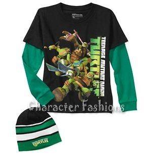 TEENAGE MUTANT NINJA TURTLES Size 4 5 6 7 8 10 12 14 16 18 Shirt Tee 