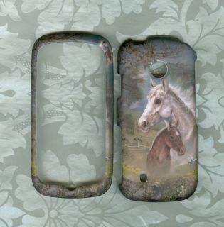 rubberized horse LG Attune MN270 U.S. Cellular phone cover hard case