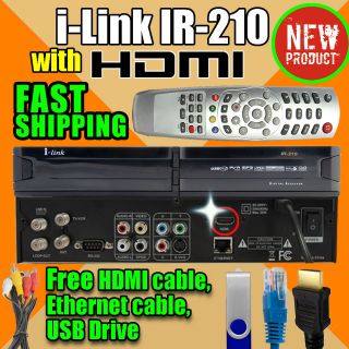   210 HDMI 2012 Version FTA Satellite Receiver iLink IR210 + Cat5 Cable